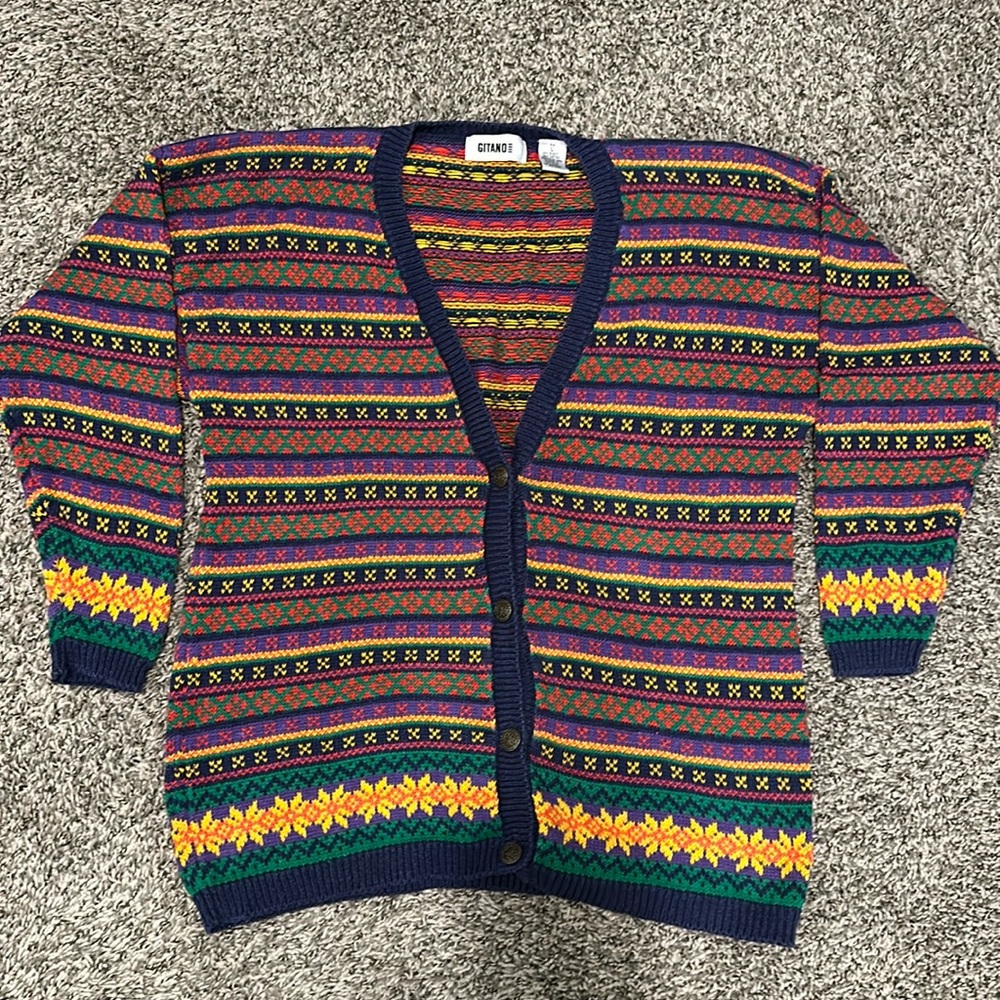 Giatano Vintage Button Down Cardigan